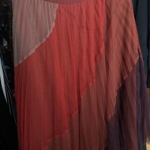 NWT SzXL multi colored pleated skirt by DR2 from Nordstrom Rack